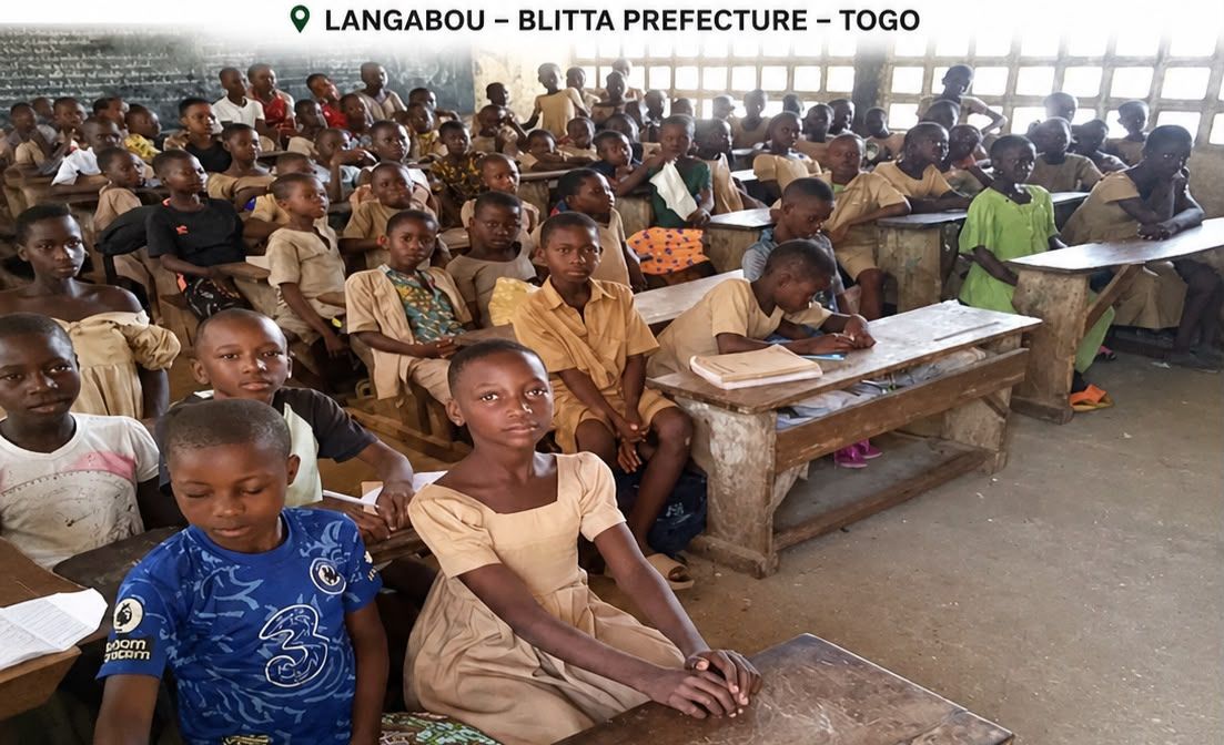 Élèves de Langabou, Préfecture de Blitta, juillet 2026